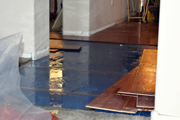 Professional Water Damage Restoration technician working in Pepperell, MA